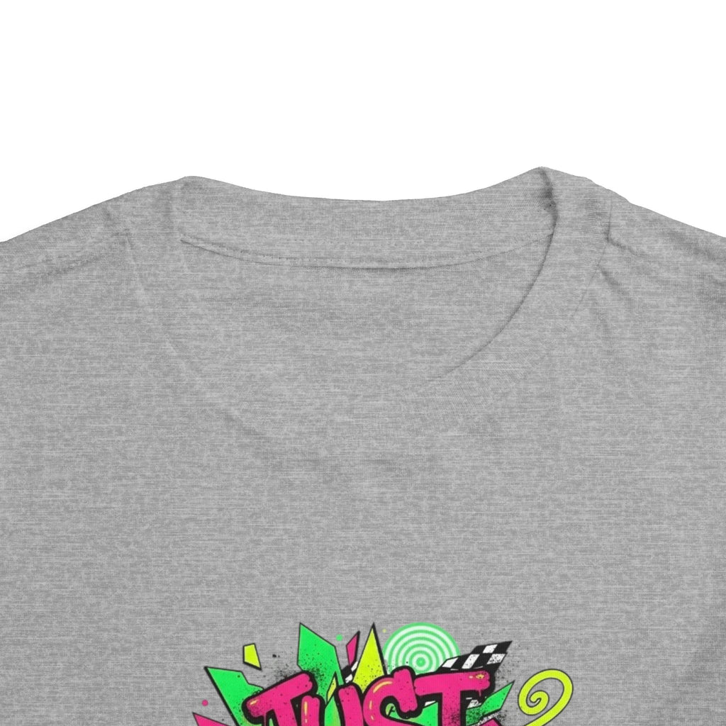 Toddler Tee - "Just Vibes!" Colorful Retro Graphic Kids T‑Shirt