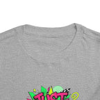 Toddler Tee - "Just Vibes!" Colorful Retro Graphic Kids T‑Shirt