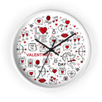 Valentine's Day Wall Clock — Love Icons Decorative Clock