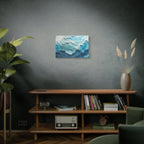 Ocean Waves Texture Matte Canvas Print