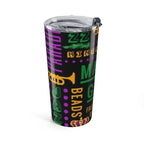 Mardi Gras 20oz Tumbler – New Orleans French Quarter Party Drinkware
