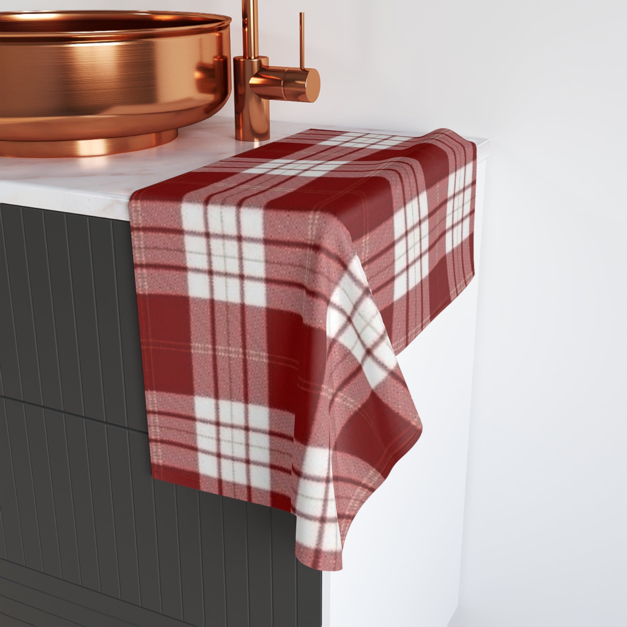 Red Buffalo Plaid Hand Towel