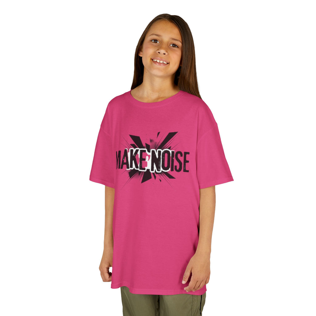 Kids Tee — "Make Noise" Graphic Shirt for Loud, Confident Kids