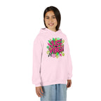 Youth Hoodie - "Just Vibes" Neon Graffiti Pullover