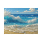 Sunny Beach Waves-Matte Canvas, Stretched, 1.25"