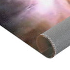 Cosmic Nebula Area Rug — Galactic Cloudscape Floor Accent
