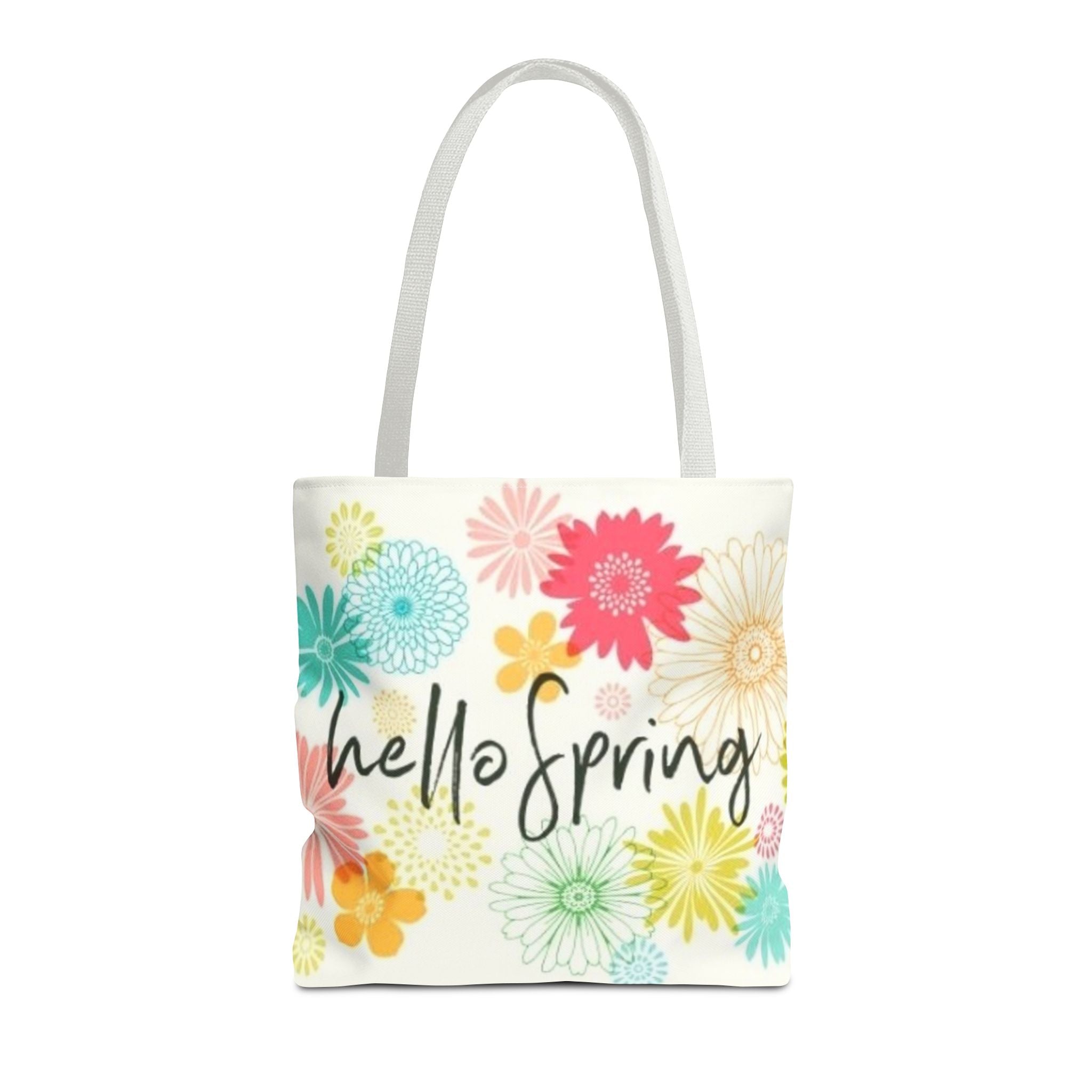 Hello Spring Floral Tote