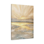 Golden Sunrise Seascape Canvas