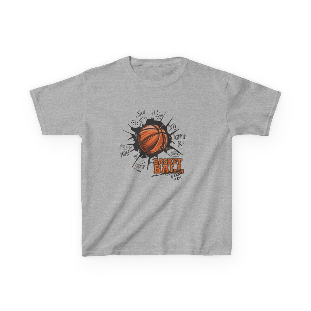 Kids Basketball Tee — Slam Dunk Graphic Shirt