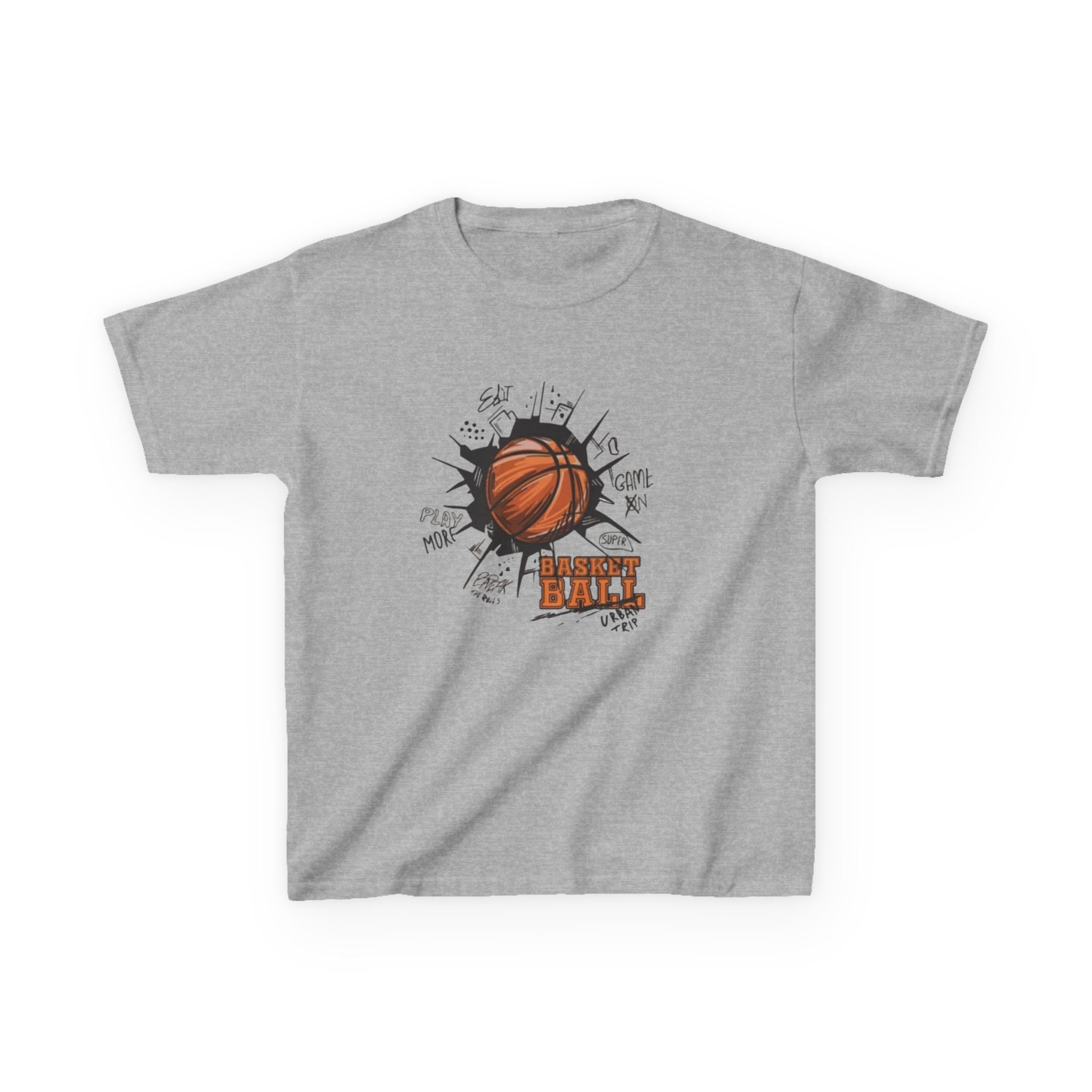 Kids Basketball Tee — Slam Dunk Graphic Shirt