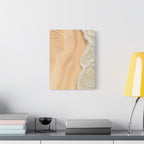 Coastal Beach Canvas Print – Sandy Shoreline Wall Art