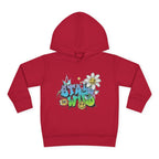 Toddler Hoodie — 'Stay Wild' Graffiti Daisy Pullover