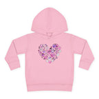 Toddler Heart Doodle Hoodie – Pink Love Icons Pullover