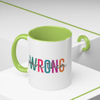 Accent Coffee Mug — "Prove Them Wrong" Colorful Motivational Ceramic Mug (11/15oz)