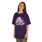 Kids T-Shirt — Watercolor Mardi Gras Mask Design