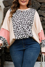 Geometric Leopard Sweater