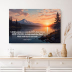 Psalm 121:1-2 - A Song Of Ascents Faith Wall Sign