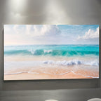 Serene Ocean Wave Coastal Wall Art XII