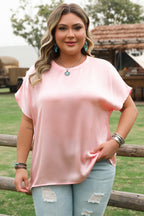 Short Batwing Sleeve PLUS Blouse