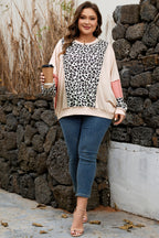 Geometric Leopard Sweater