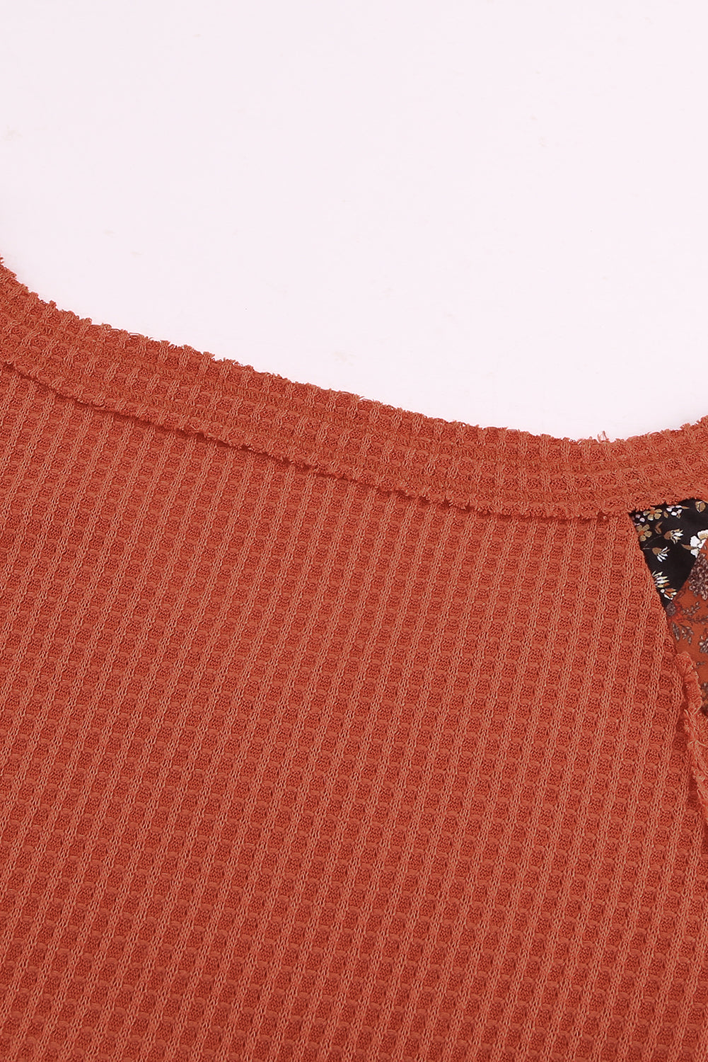 Knitted Floral Long Sleeve
