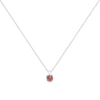 10K White Gold Round Brilliant Cut Lab Grown Blue Diamond 4-Prong Solitaire Pendant Necklace (Blue Color, VS2-SI1 Clarity) - 18"-3