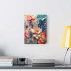 Floral Dreamscape Matte Canvas Print — Stretched 1.25"
