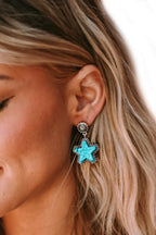 Drew antique Studded Western Earrings