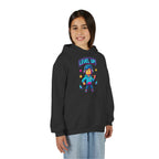 Youth Hoodie — "Level Up!" Gamer Arcade Birthday Pullover