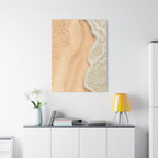 Coastal Beach Canvas Print – Sandy Shoreline Wall Art
