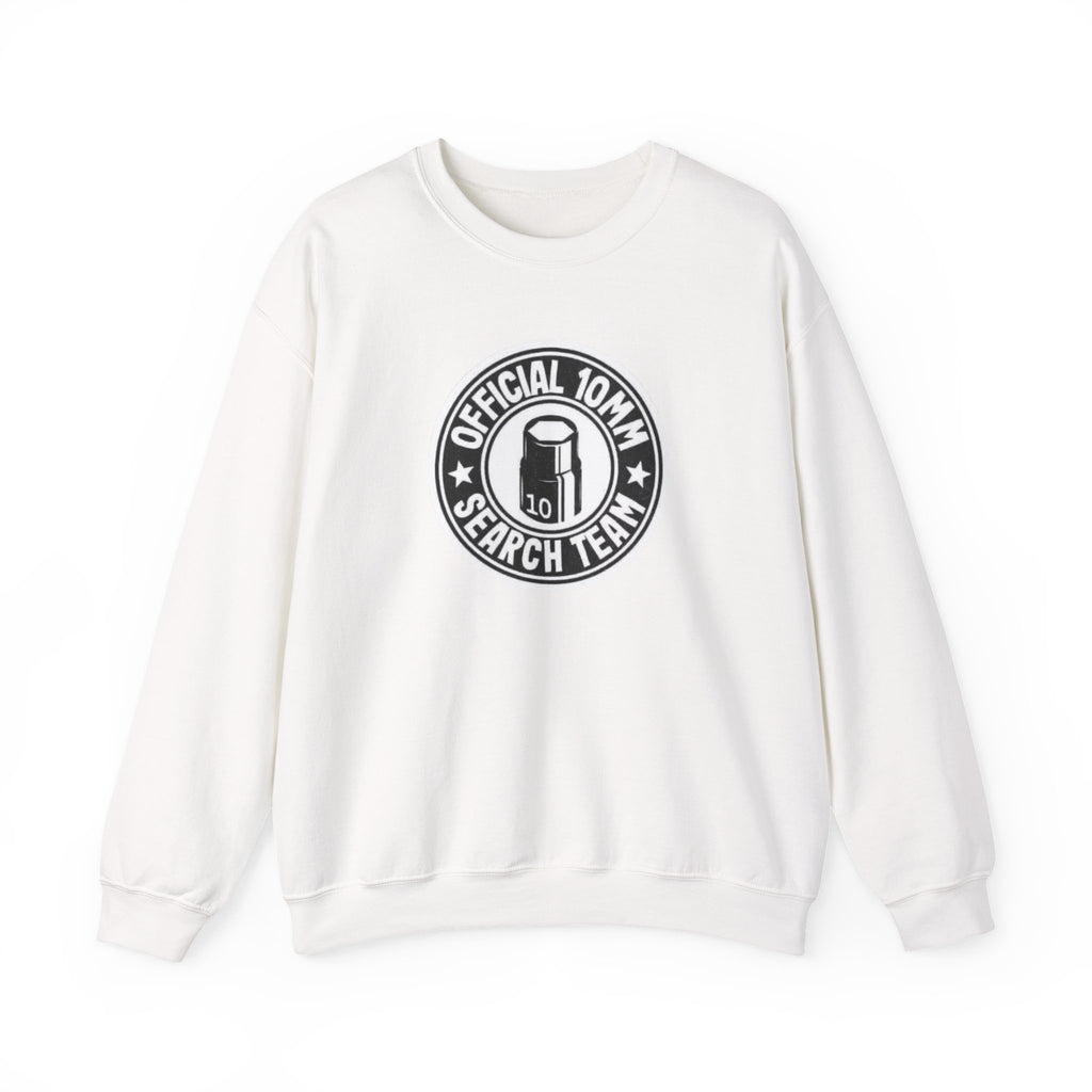 Official 10MM Search Team Crewneck Sweatshirt — Shooter Ammo Enthusiast Pullover