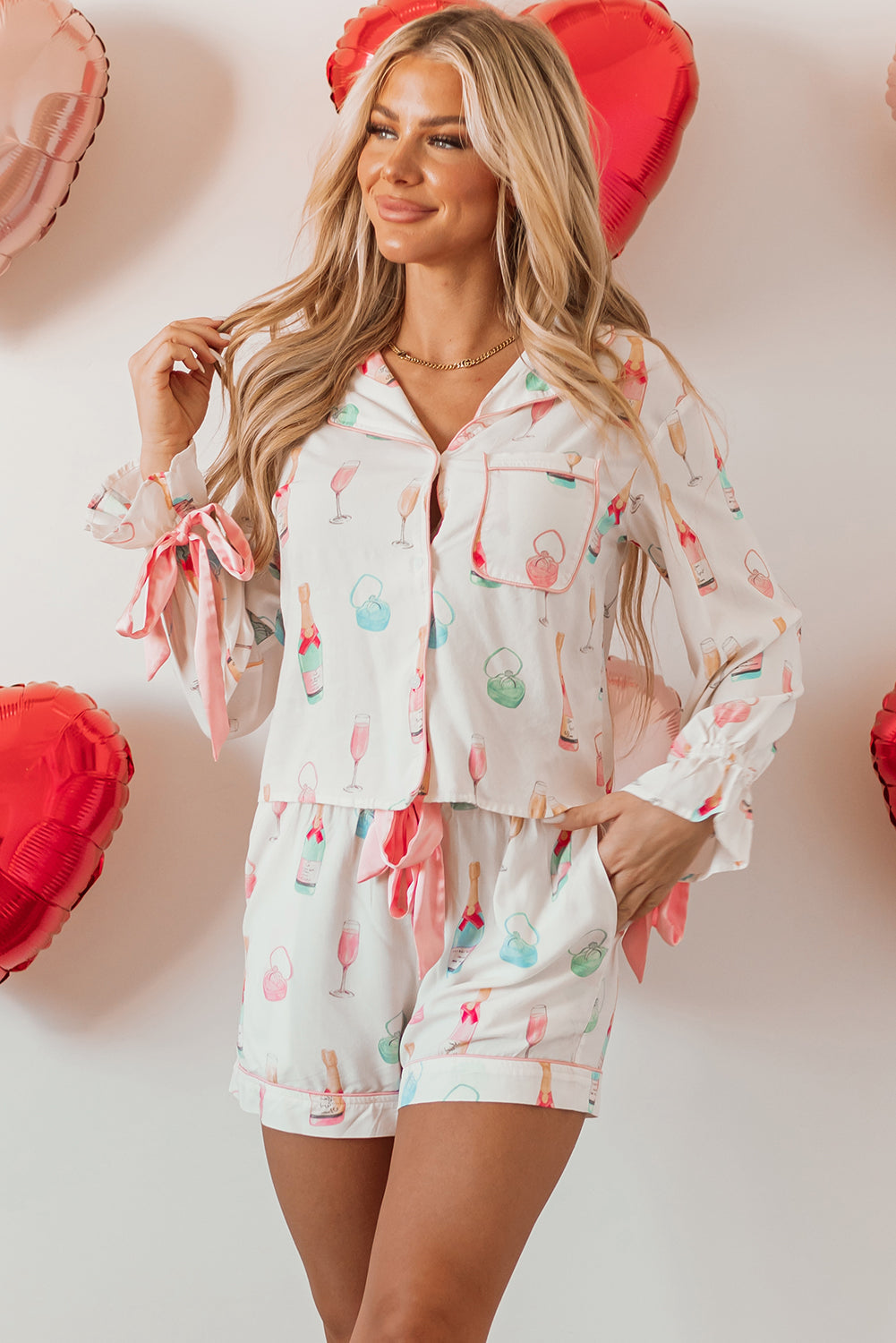 Woke Glass Two Piece Pajama Set