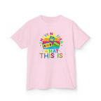 Kids T-Shirt — "I Have No Idea What This Is" Colorful Retro Toy Graphic