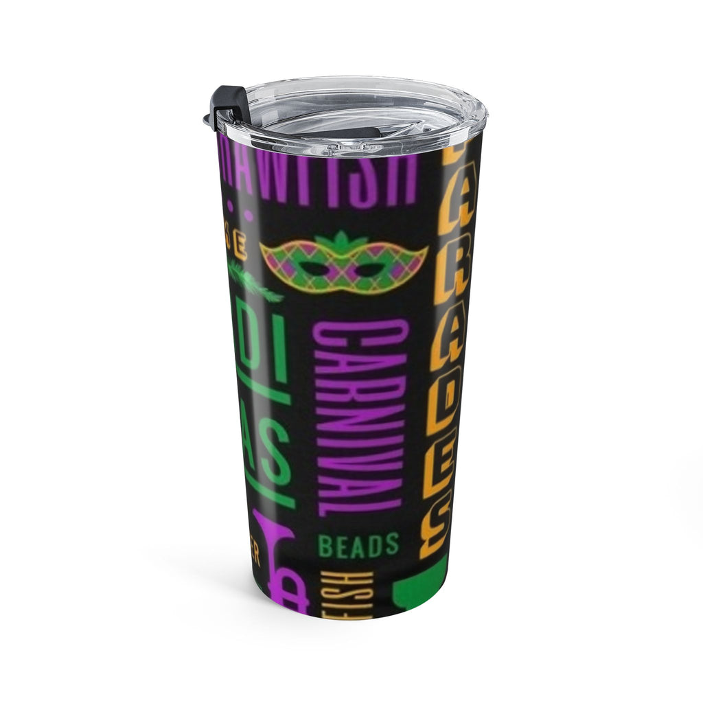 Mardi Gras 20oz Tumbler – New Orleans French Quarter Party Drinkware