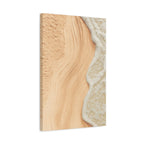 Coastal Beach Canvas Print – Sandy Shoreline Wall Art
