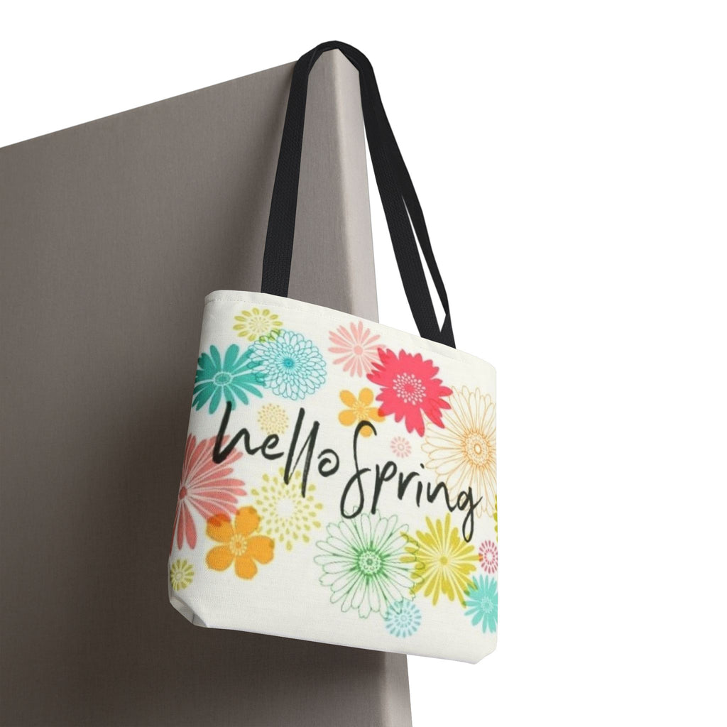 Hello Spring Floral Tote