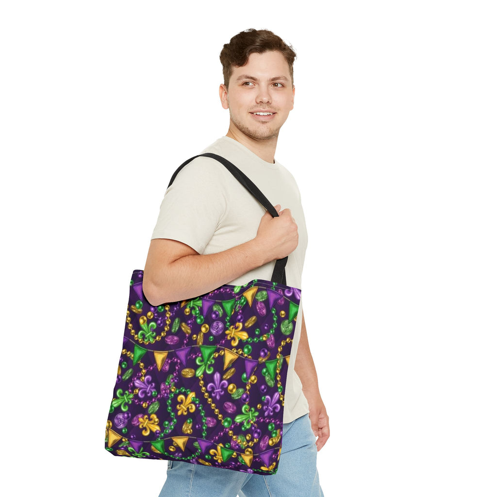 Mardi Gras Fleur-de-Lis Tote
