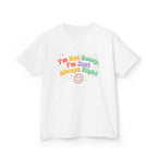 Kids Tee - "I'm Not Bossy I'm Just Always Right" Colorful Smile Graphic