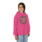 Youth Hoodie — "Embrace the Weird" Colorful Graffiti Graphic