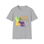 Mardi Gras Louisiana Watercolor T-Shirt — Happy Mardi Gras Celebration Tee