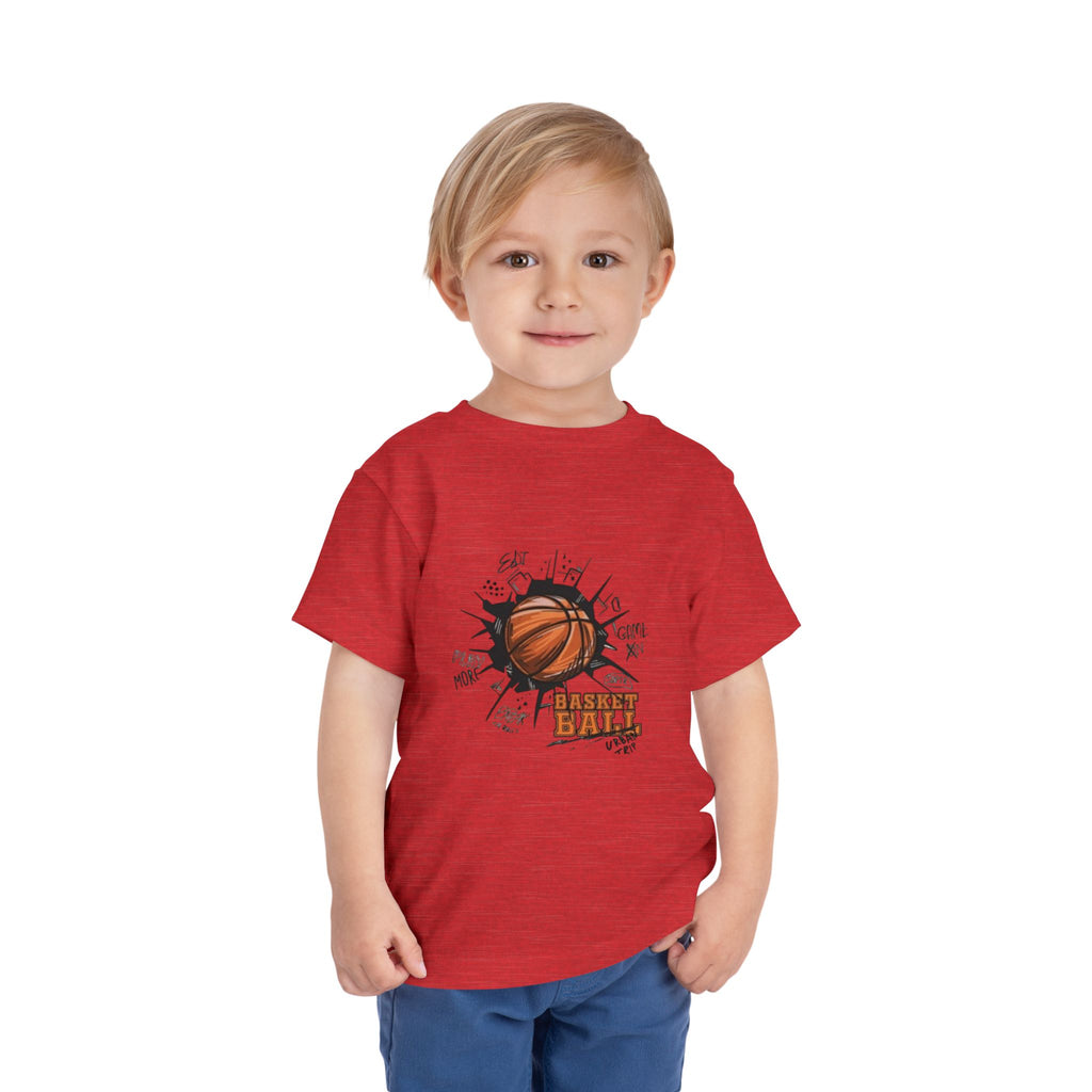 Toddler Basketball Tee - 'Future MVP' Graphic Kids Shirt