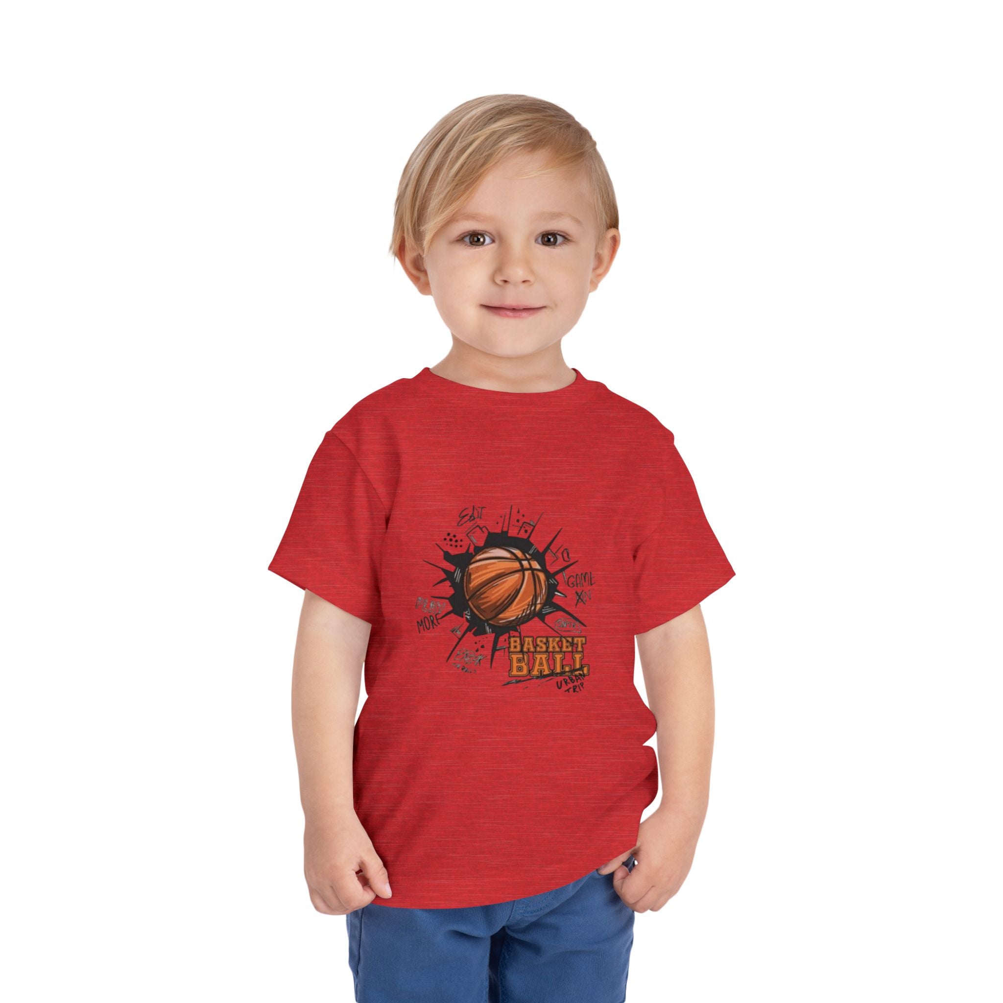 Toddler Basketball Tee - 'Future MVP' Graphic Kids Shirt