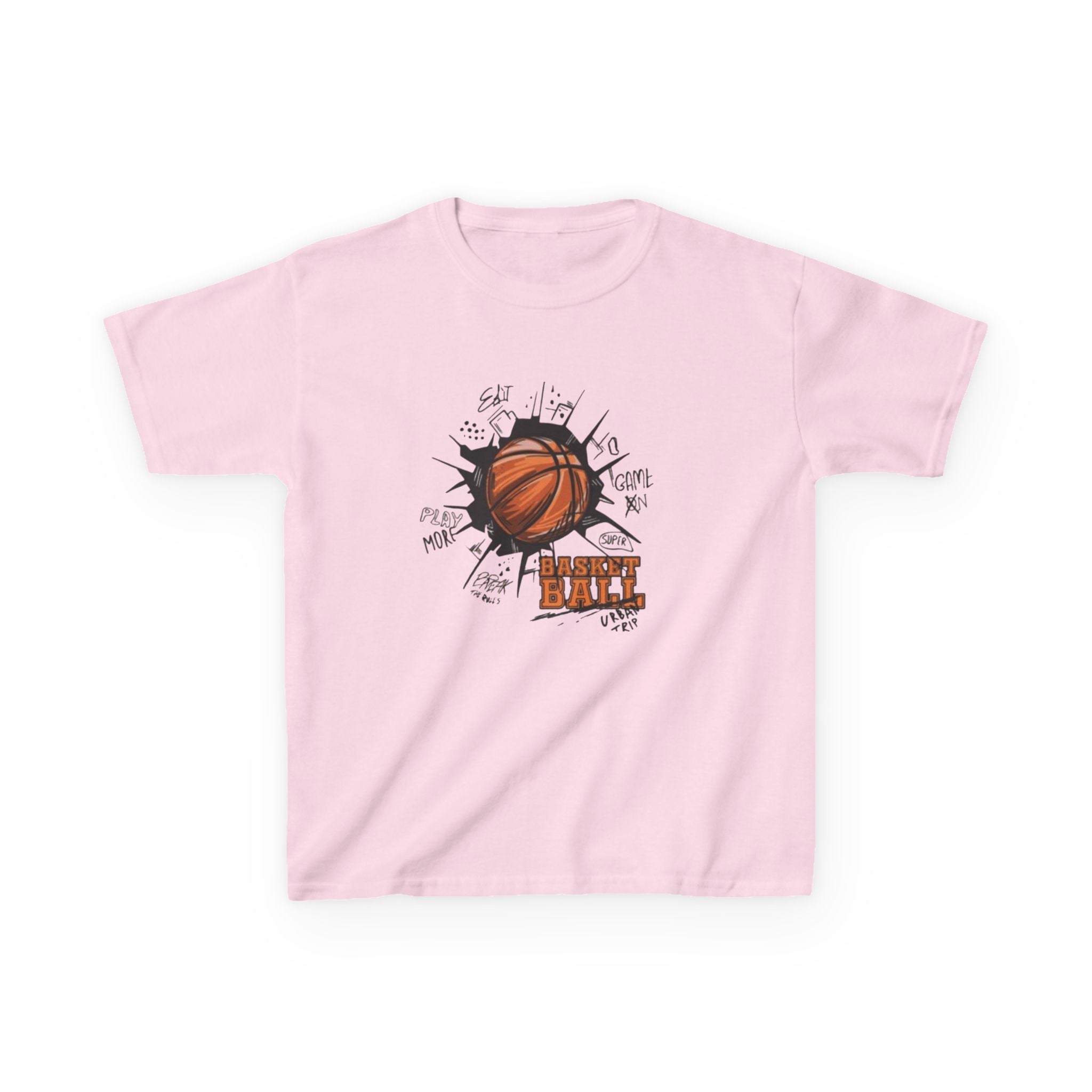 Kids Basketball Tee — Slam Dunk Graphic Shirt