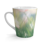 Spring Meadow Latte Mug – Soft Pink Tulip Floral Coffee Cup