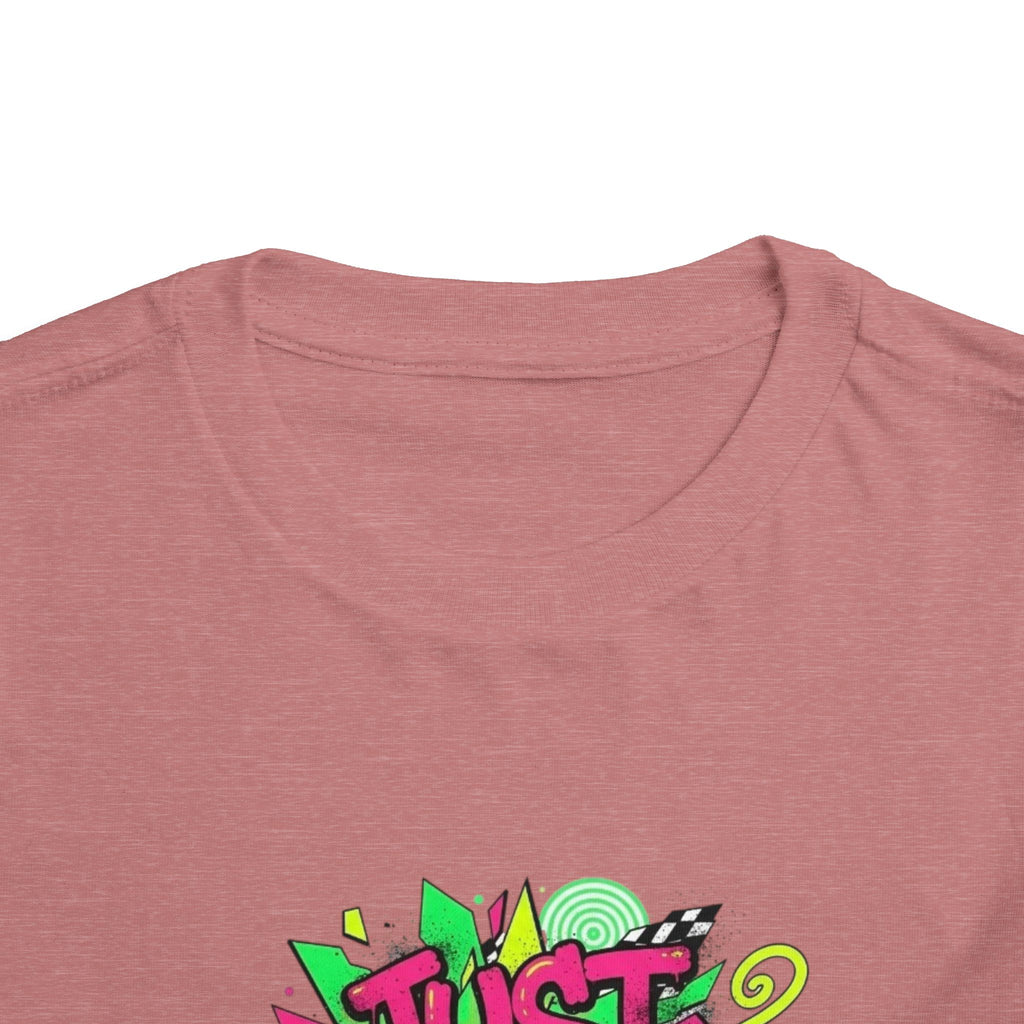 Toddler Tee - "Just Vibes!" Colorful Retro Graphic Kids T‑Shirt