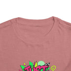 Toddler Tee - "Just Vibes!" Colorful Retro Graphic Kids T‑Shirt