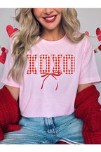 Red Plaid XOXO Valentine Graphic Tee