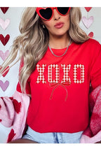 Red Plaid XOXO Valentine Graphic Tee