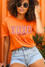Red Plaid XOXO Valentine Graphic Tee
