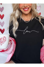 Love Script Valentine Graphic Tee